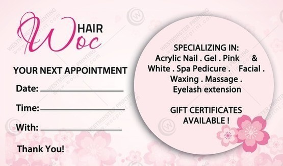 HBA-06 - Business Cards For Hair