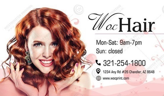 hair-salon-business-cards-hbc-01 - Business Cards For Hair - WOC print