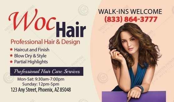 hair-salon-business-cards-hbc-03 - Business Cards For Hair - WOC print