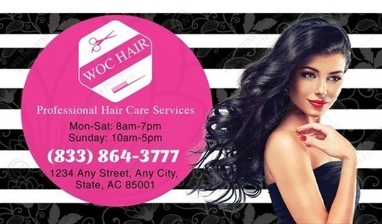 hair-salon-business-cards-hbc-11 - Business Cards For Hair - WOC print
