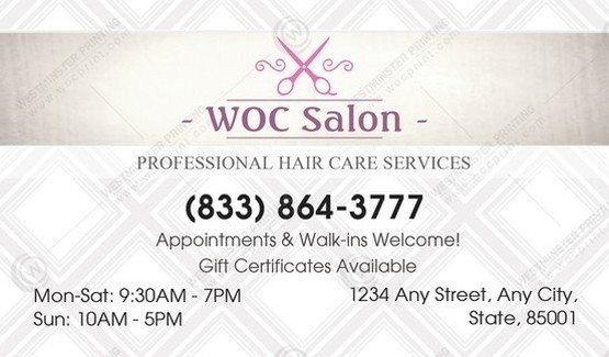 hair-salon-business-cards-hbc-12 - Business Cards For Hair - WOC print