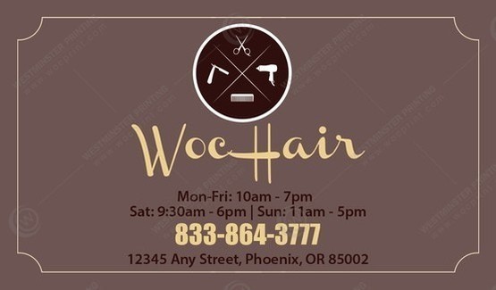 hair-salon-business-cards-hbc-15 - Business Cards For Hair - WOC print