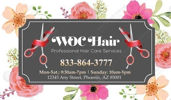 hair-salon-business-cards-hbc-17 - Business Cards For Hair - WOC print