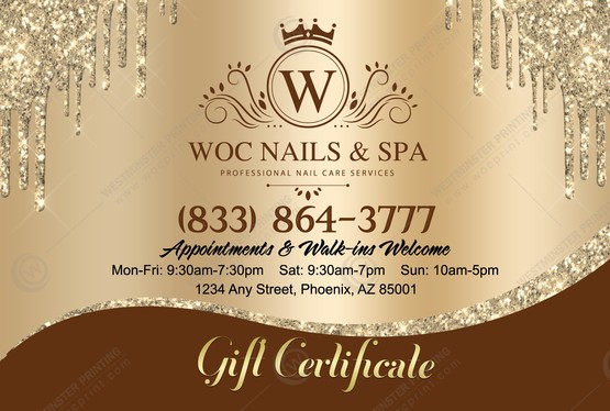 SGC-23 - Standard Gift Certificates