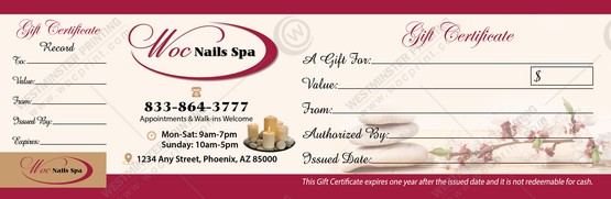 PGC-86B - Premium Gift Certificates