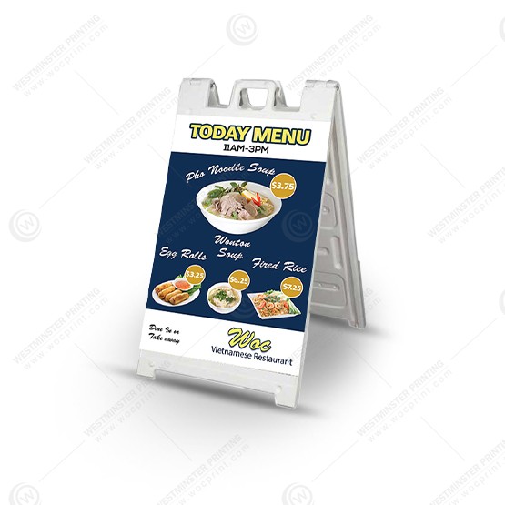 restaurant-a-frame-signs-afs-500 - Restaurant A-Frame 24x36 - WOC print