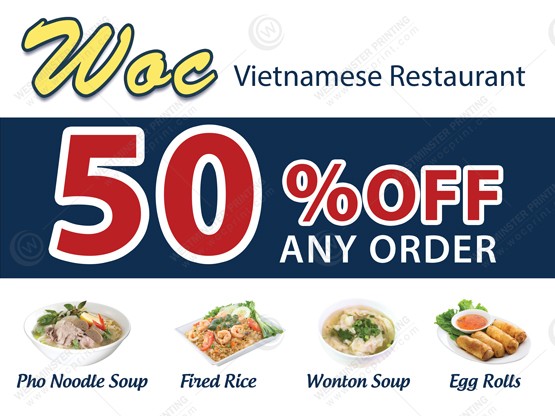 SW-500 - Restaurant Sidewalk Signs 24x18