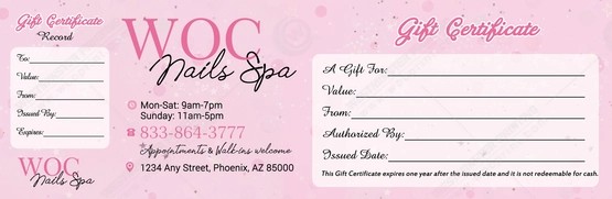 PGC-88B - Premium Gift Certificates