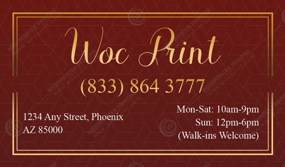 BC-370 - Business Cards