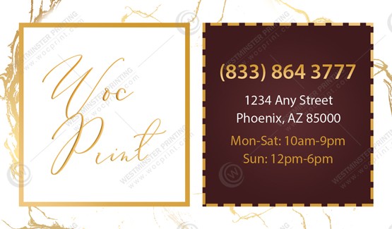 BC-371 - Business Cards