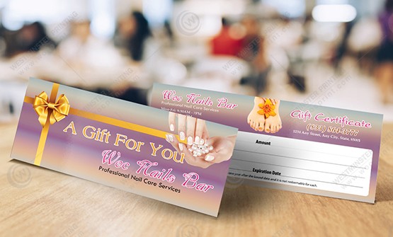 nails-salon-gift-certificates-gc-03 - Regular Gift Certificates - WOC print