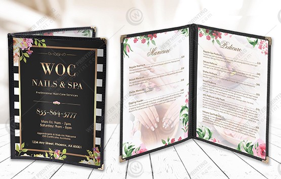 Mockup - MN-51 - Clear Cover Menus 4 view