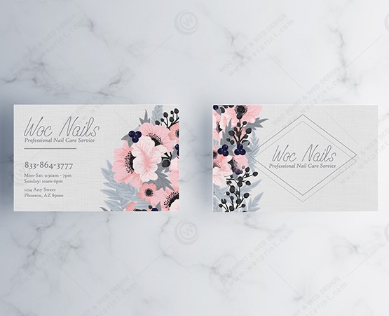 nails-salon-premium-linen-business-cards-lbc-01 - Luxury Linen Business Cards - WOC print
