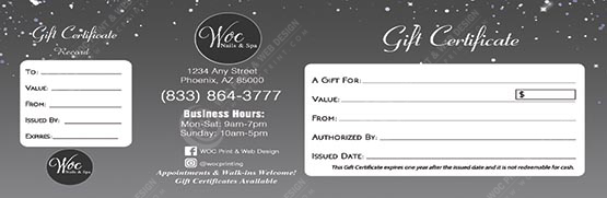 PGC-103B - Premium Gift Certificates