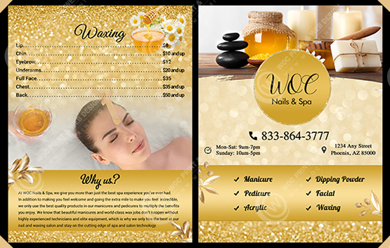 MN-94 - Clear Cover Menus 4 view