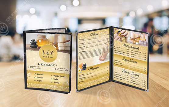 Mockup - MN-94 - Clear Cover Menus 4 view