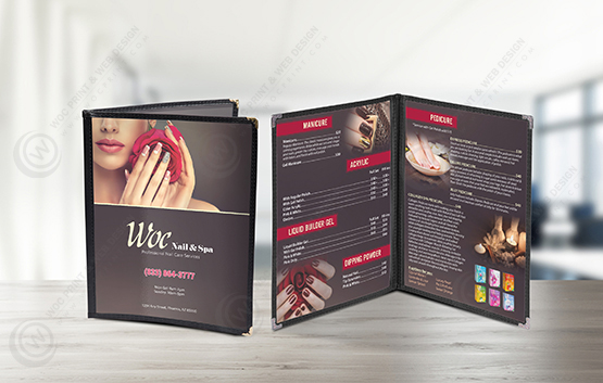 Mockup - MN-99 - Clear Cover Menus 4 view