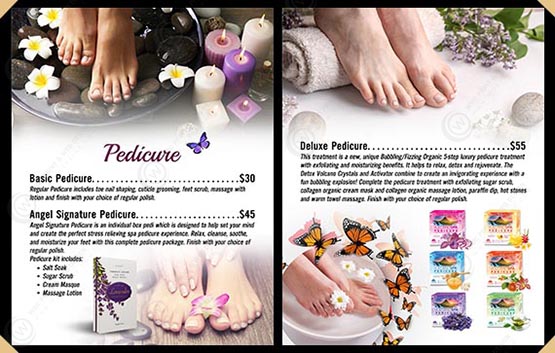 MN-104B - Clear Cover Menus 4 view