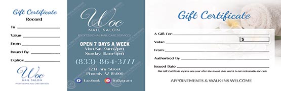 PGC-113B - Premium Gift Certificates