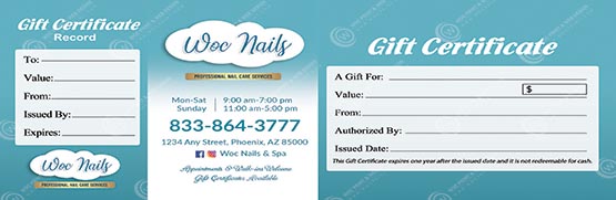 PGC-116B - Premium Gift Certificates