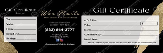 PGC-120B - Premium Gift Certificates