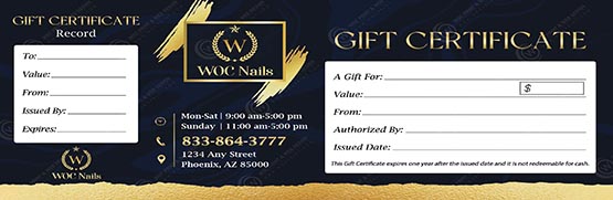 PGC-125B - Premium Gift Certificates