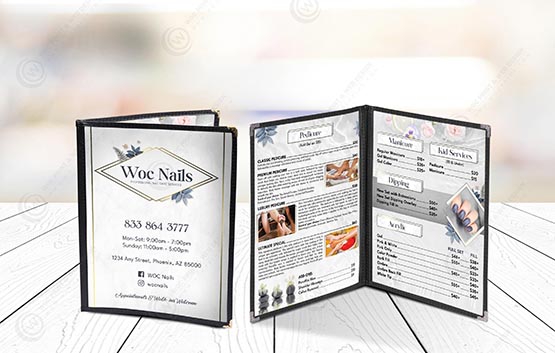 nails-salon-menus-4-views-mn-117 - Clear Cover Menus 4 view - WOC print