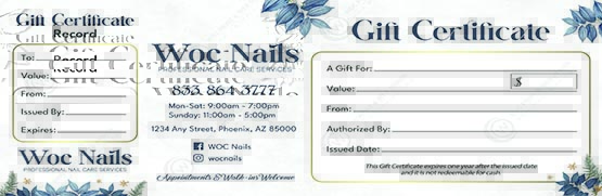PGC-127B - Premium Gift Certificates
