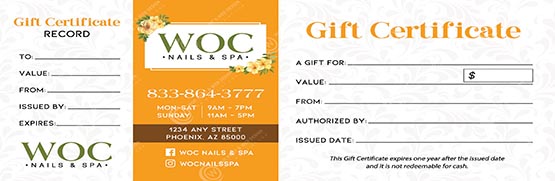 PGC-131B - Premium Gift Certificates