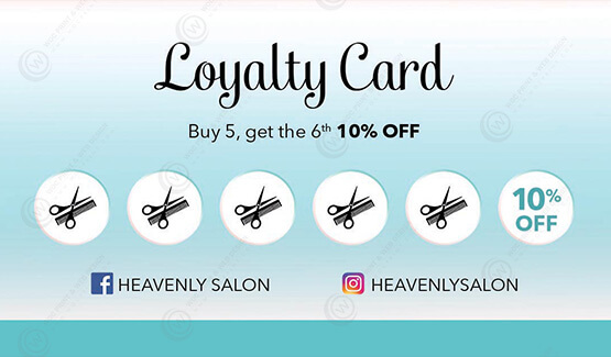 HBA-19 - Business Cards For Hair