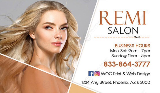 hair-salon-business-cards-hbc-18 - Business Cards For Hair - WOC print