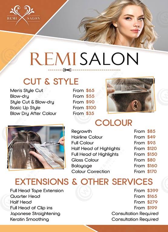 hair-salon-poster-pricelists-hpp-01 - Wall Pricelists For Hair - WOC print