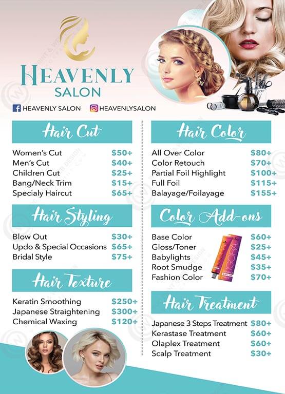 hair-salon-poster-pricelists-hpp-02 - Wall Pricelists For Hair - WOC print
