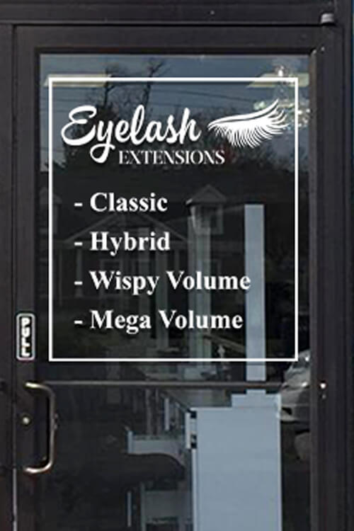 HWDC-03 - Window Decal Clear Clings For Hair