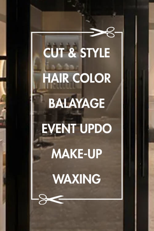 HWDC-08 - Window Decal Clear Clings For Hair