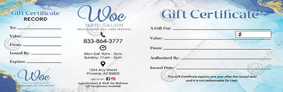 PGC-132B - Premium Gift Certificates