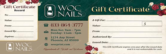 PGC-136B - Premium Gift Certificates