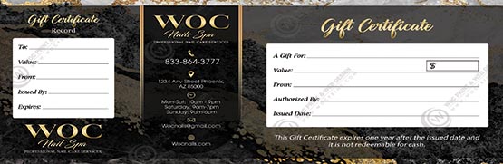 PGC-130B - Premium Gift Certificates