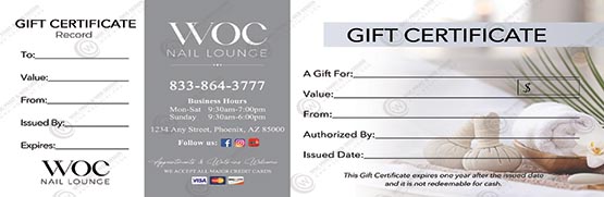 PGC-139B - Premium Gift Certificates