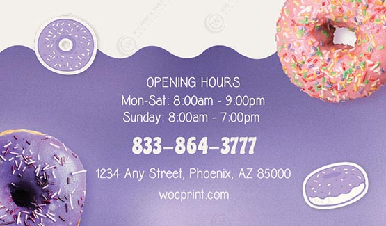 RBA-530 - Restaurant Business Cards