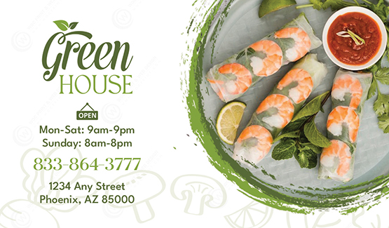 RBA-534 - Restaurant Business Cards