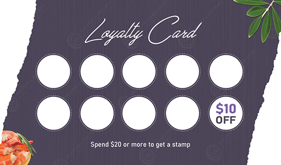 RBA-536 - Restaurant Business Cards