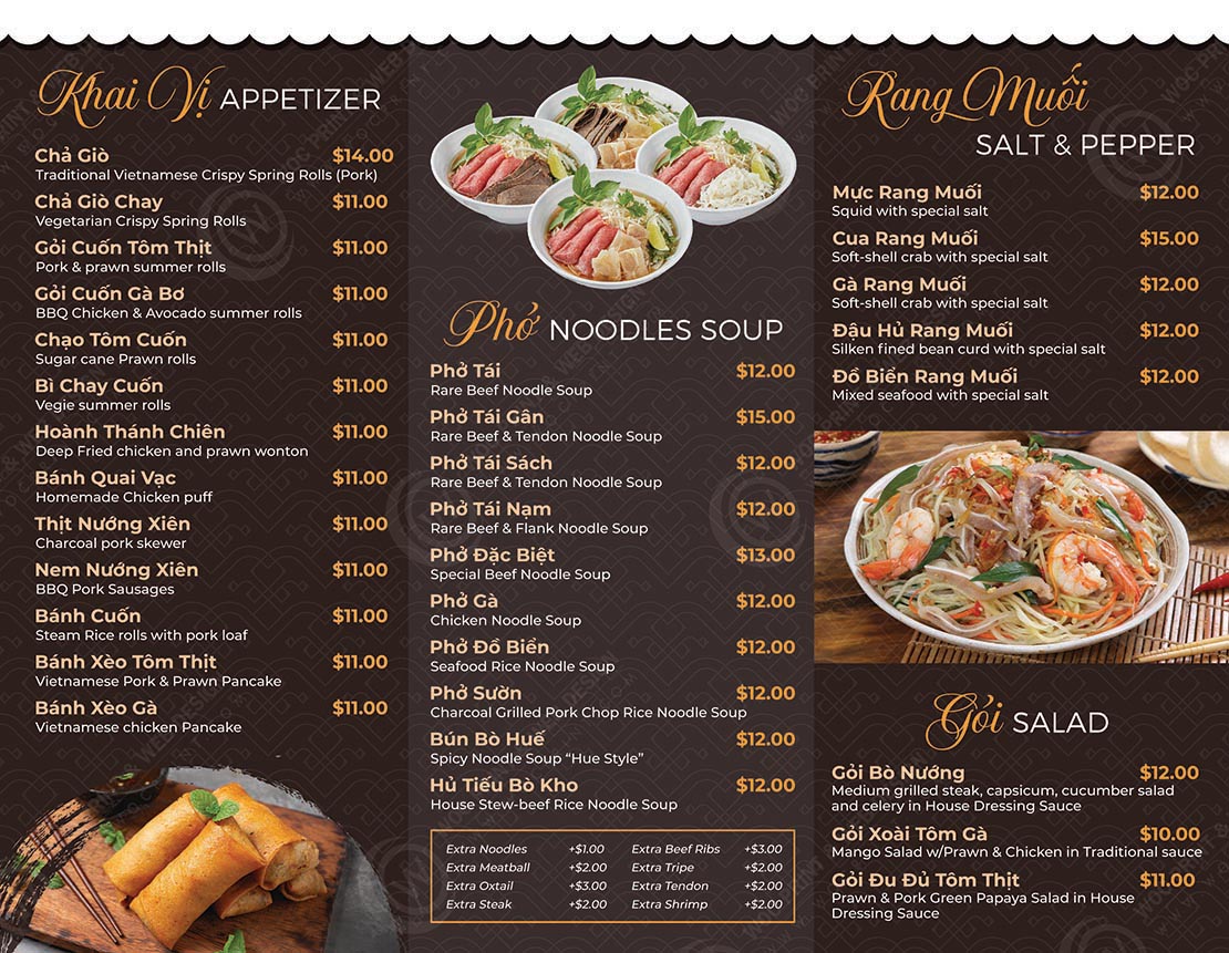 RBR-513B - Restaurant Brochures