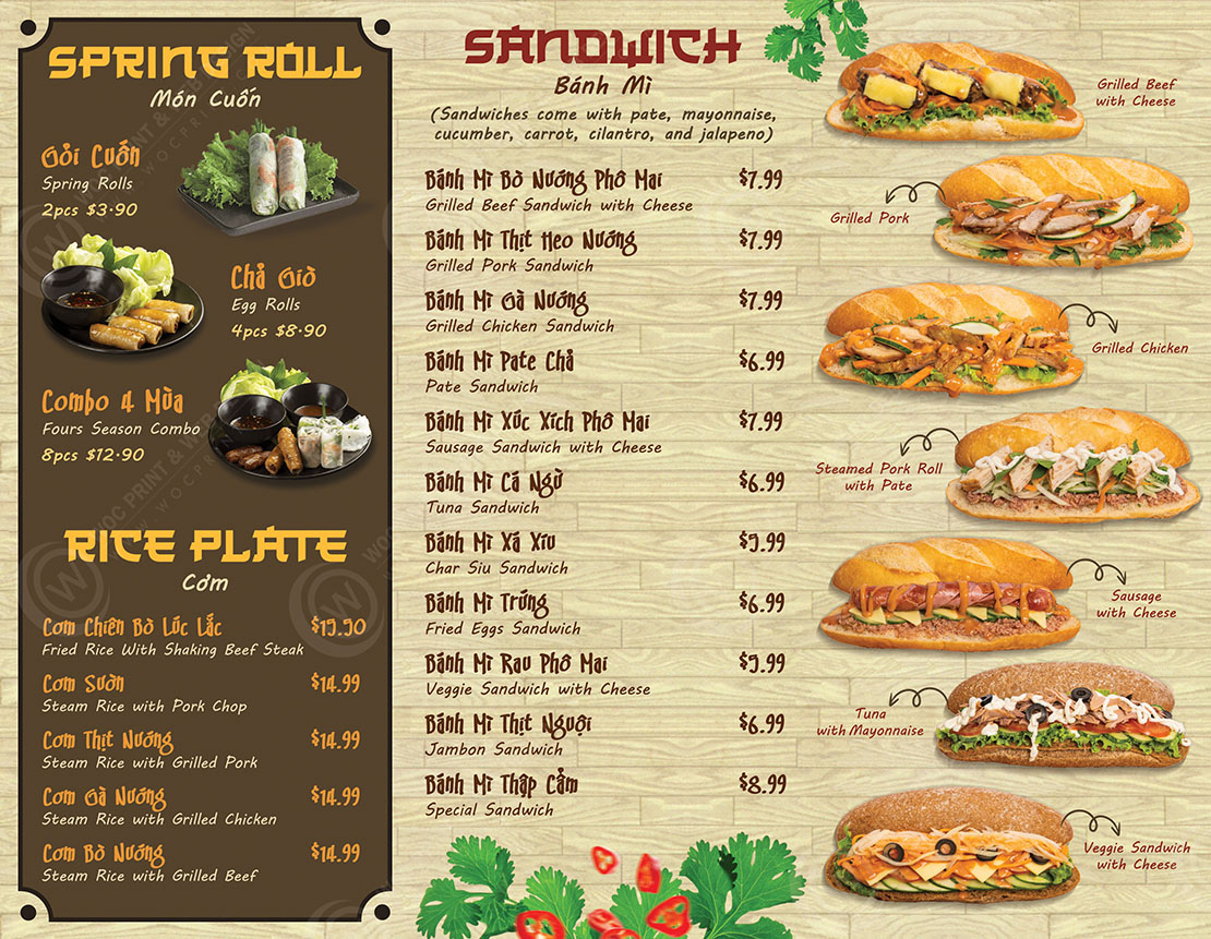 RBR-515B - Restaurant Brochures