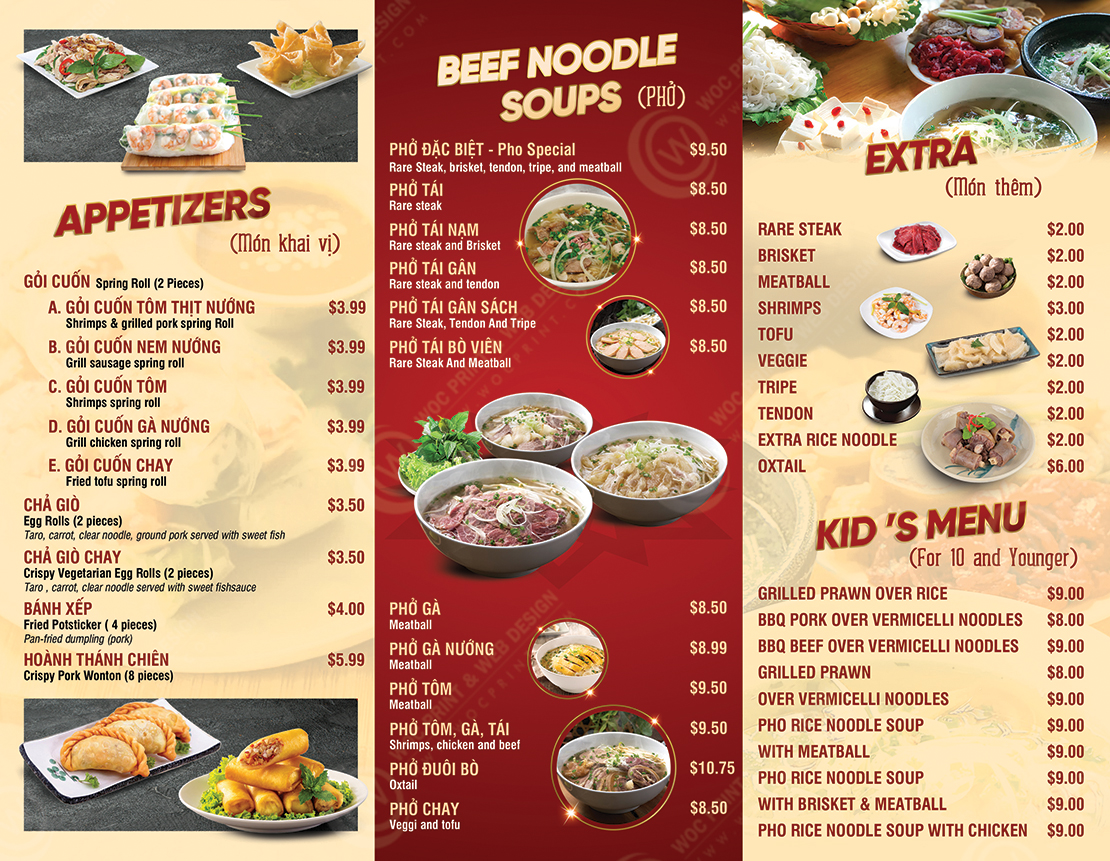 RBR-516B - Restaurant Brochures