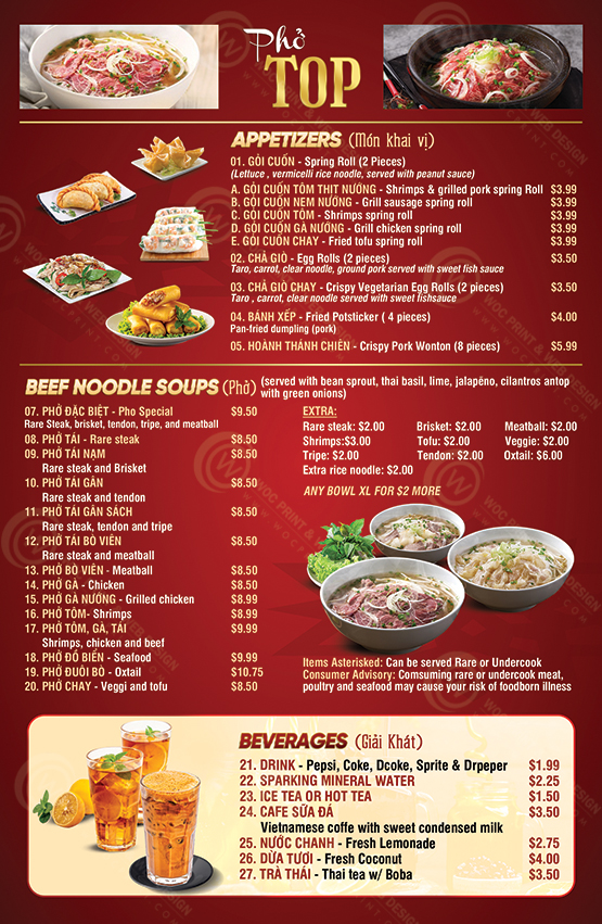 RFL-09B - Restaurant Flyers