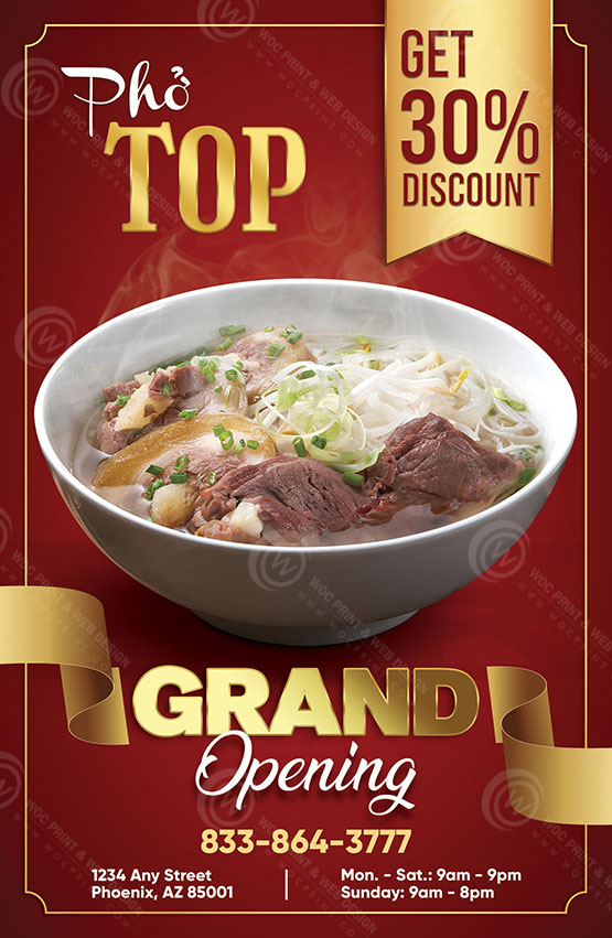 FL-509 - Restaurant Flyers