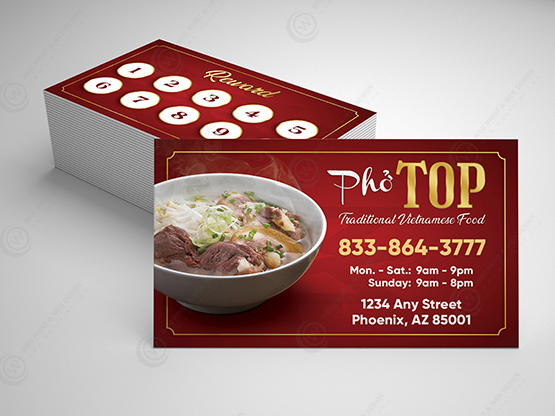 restaurant-business-cards-bc-537 - Restaurant Business Cards - WOC print