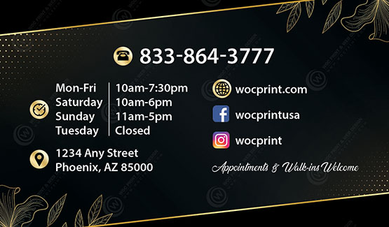 BA-438 - Business Cards