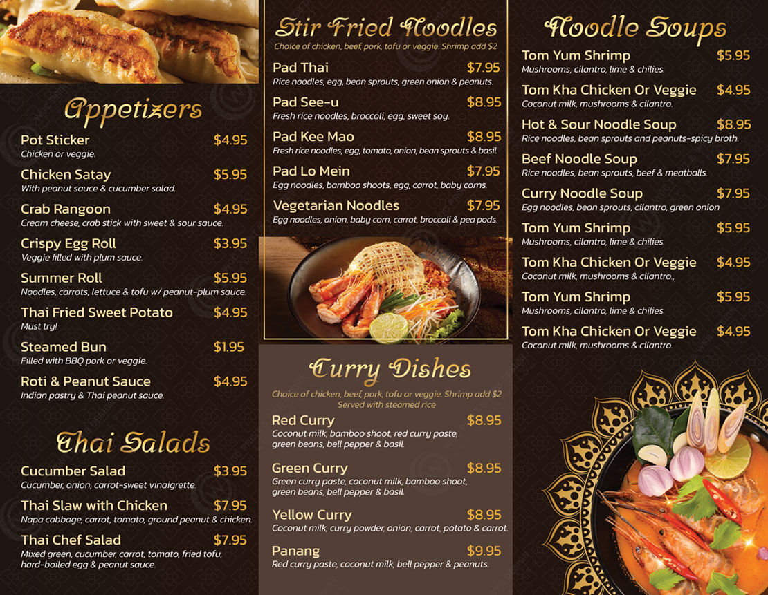 RBR-517B - Restaurant Brochures